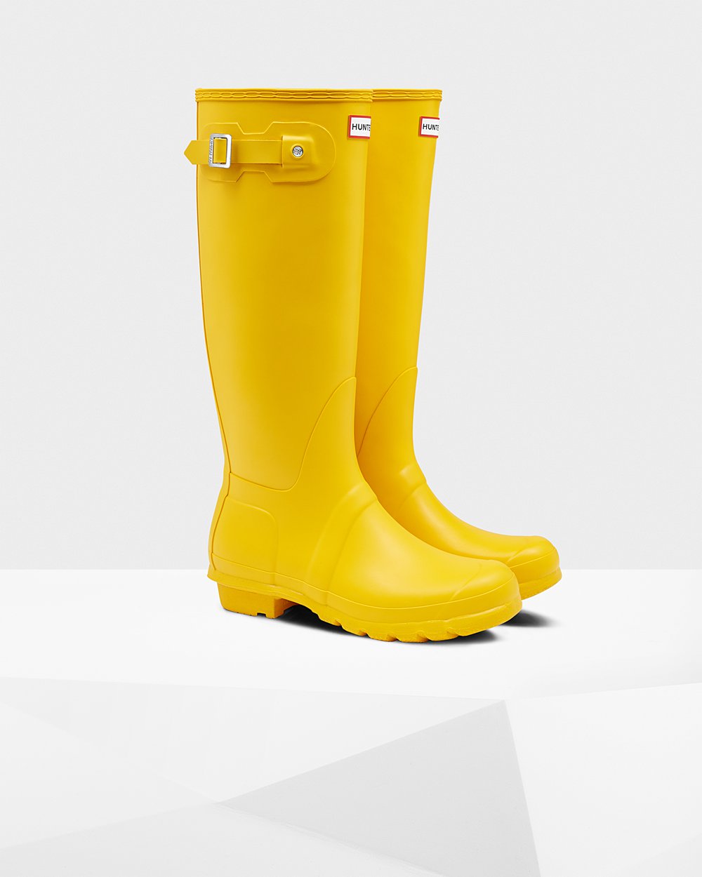 Botas De Altas Hunter Mujer Amarillo Original 318726-LKG